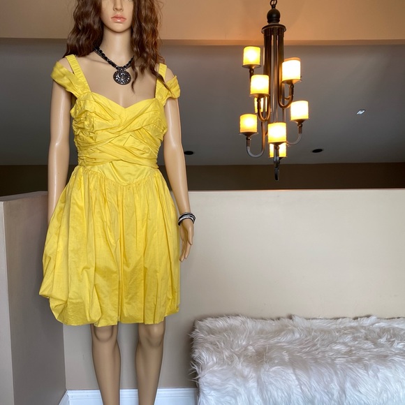 LEIFSDOTTIR TOKYO YELLOW DRESS - Picture 2 of 13